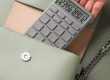 12 Digits Chocolate Portable Electronic General Purpose Calculator for Office
