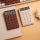 12 Digits Chocolate Portable Electronic General Purpose Calculator for Office