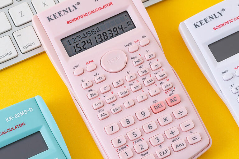 Battery-Powered Multi-Function Scientific Calculator – Colorful Design for Students
