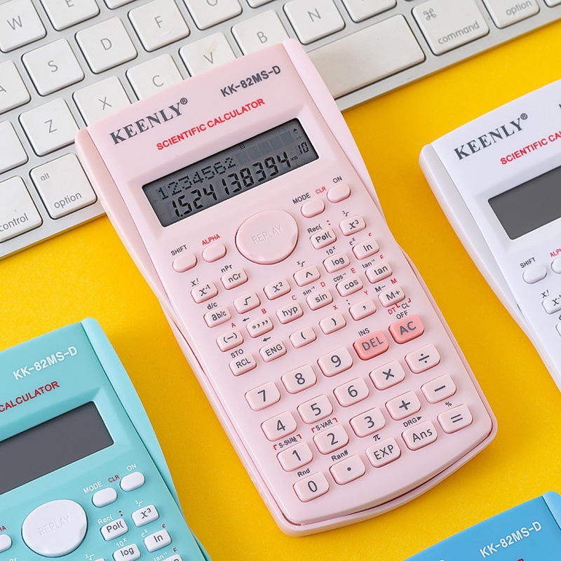 Battery-Powered Multi-Function Scientific Calculator – Colorful Design for Students