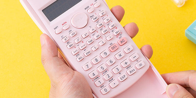 Battery-Powered Multi-Function Scientific Calculator – Colorful Design for Students