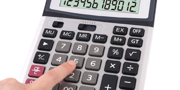 12-Digit Business and Office Calculator for Professionals and Students