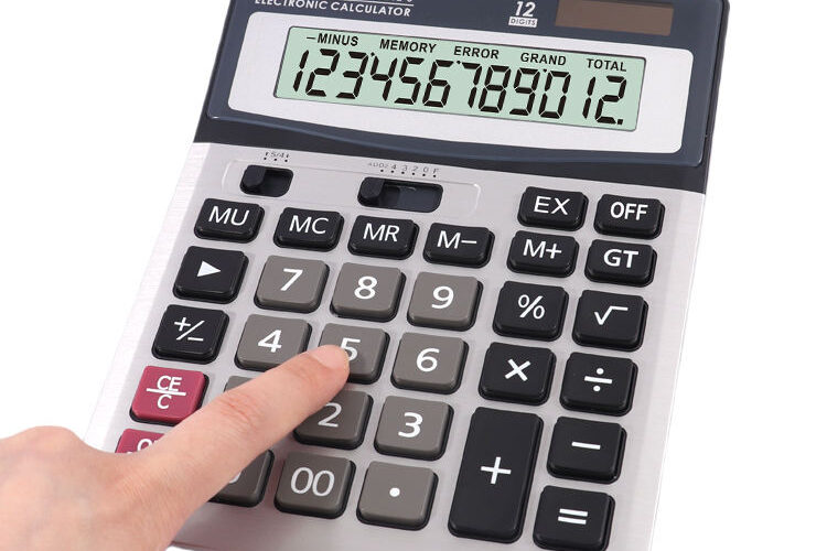 12-Digit Business and Office Calculator for Professionals and Students