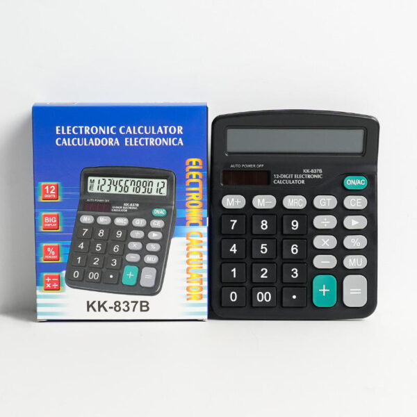 Exclusive 12-Digit Large Screen Calculator for Students and Office Use