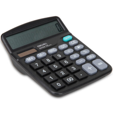 General Purpose Mini Calculator – Battery & Solar Powered for Office & Financial Use