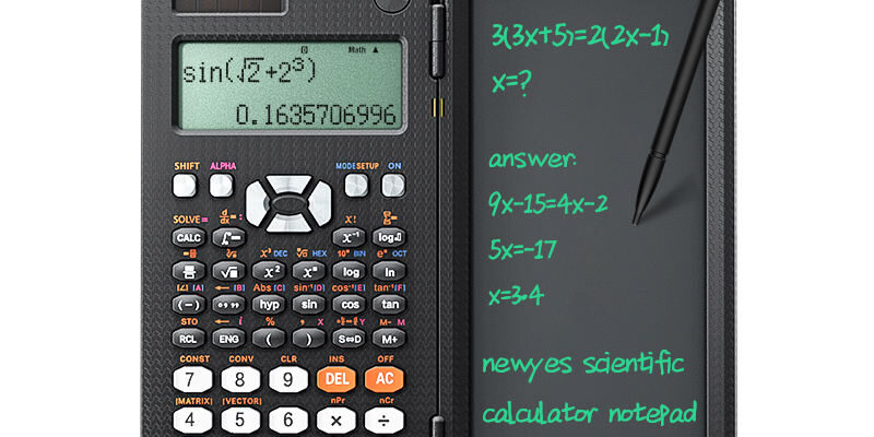 NEWYES Scientific Graphing Calculator with Writing Pad for Students