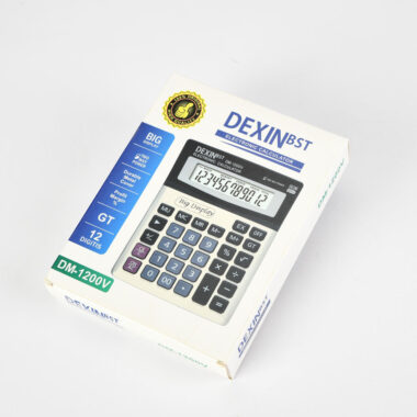 Solar Dual Power 12 Digits Scientific Calculator – Large Desktop Office Calculator