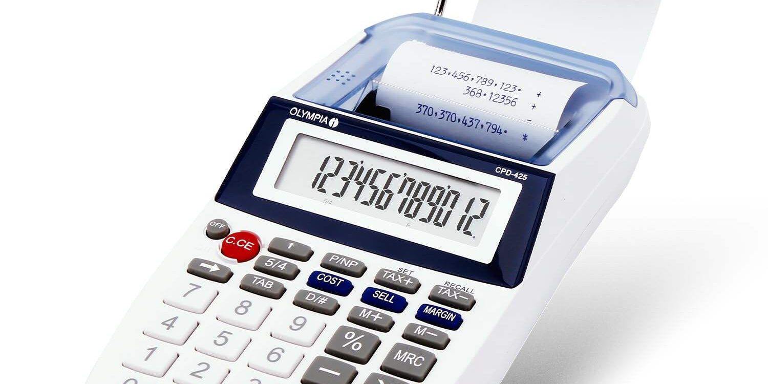 Portable Printing Financial Calculator for Business and Accounting