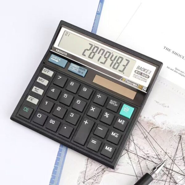 Solar Office Business Calculator for Accounting and Office Work