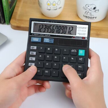 Solar Office Business Calculator for Accounting and Office Work