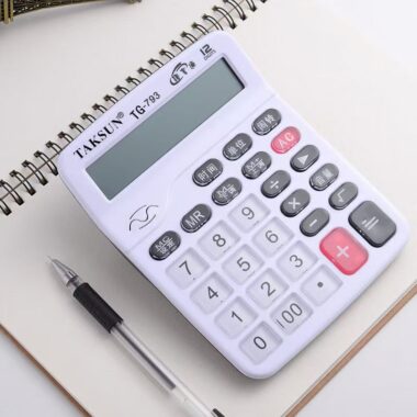 Desktop Calculator for Office Supplies and Accounting