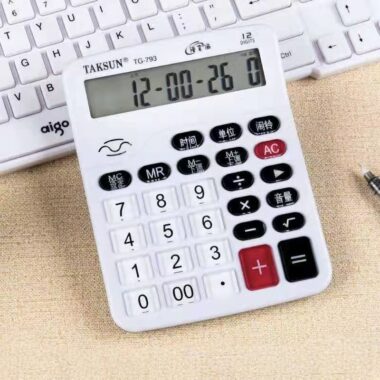 Desktop Calculator for Office Supplies and Accounting
