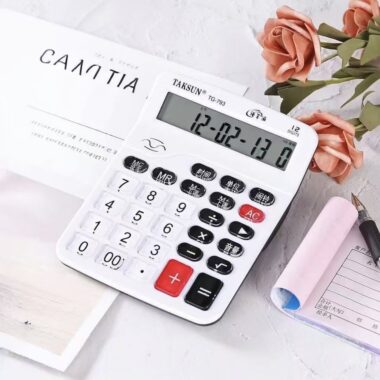 Desktop Calculator for Office Supplies and Accounting