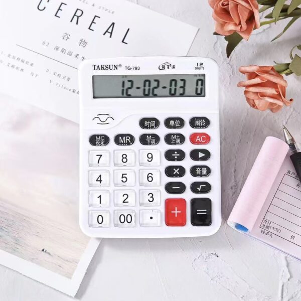Desktop Calculator for Office Supplies and Accounting