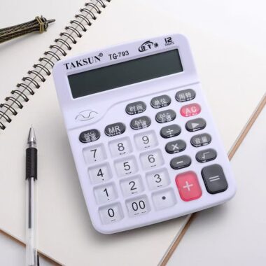 Desktop Calculator for Office Supplies and Accounting