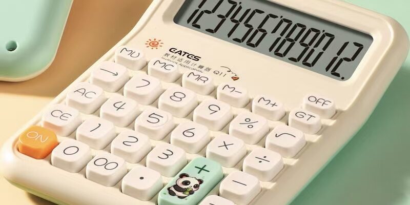 Portable Desktop Calculator for Office and School