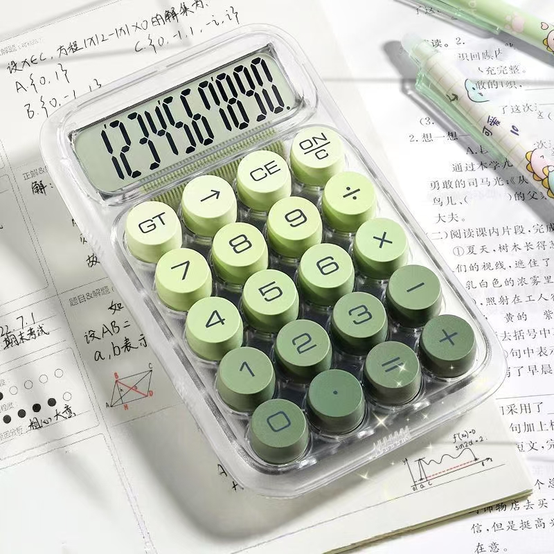 Stylish Portable Desktop Calculator for Office and School