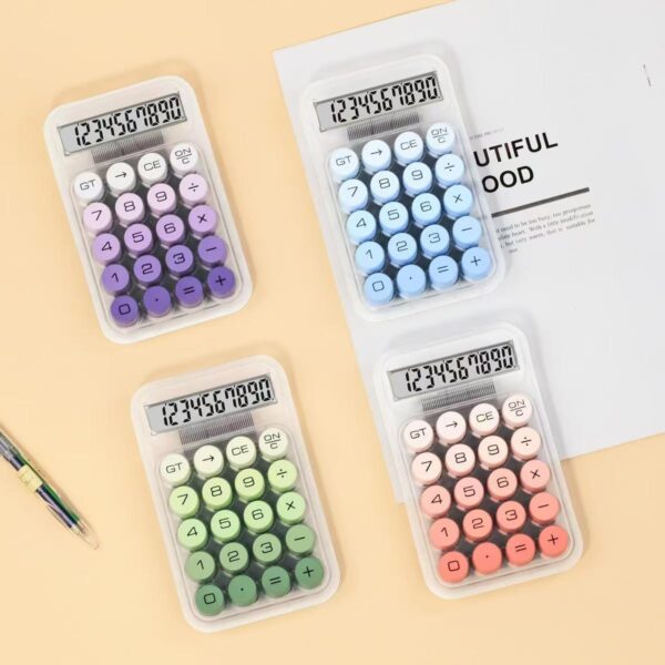 Stylish Portable Desktop Calculator for Office and School