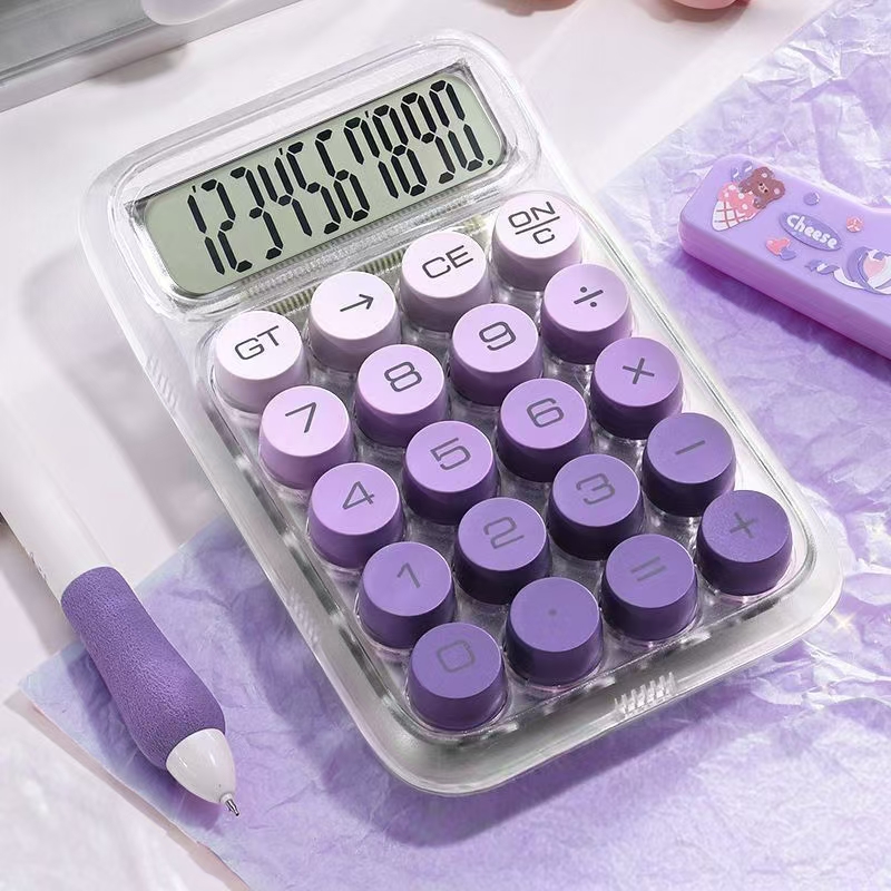 Stylish Portable Desktop Calculator for Office and School