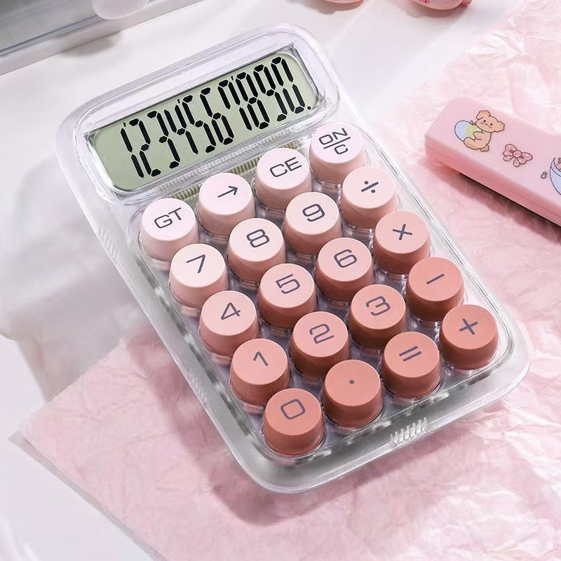 Stylish Portable Desktop Calculator for Office and School