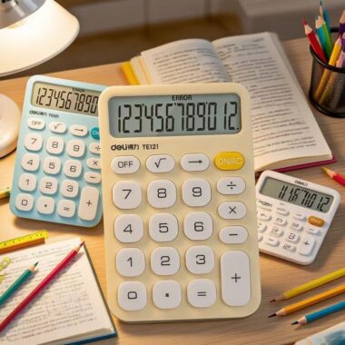 Silent Portable Desktop Calculator for Office Use