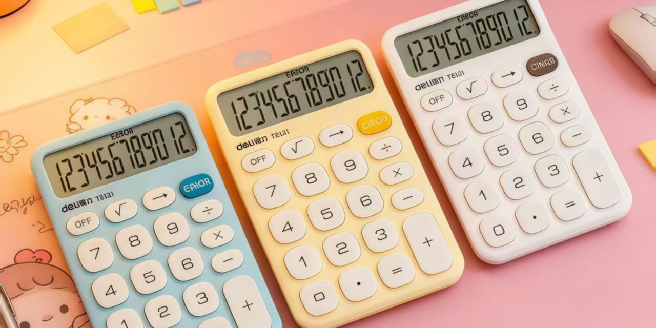 Silent Portable Desktop Calculator for Office Use