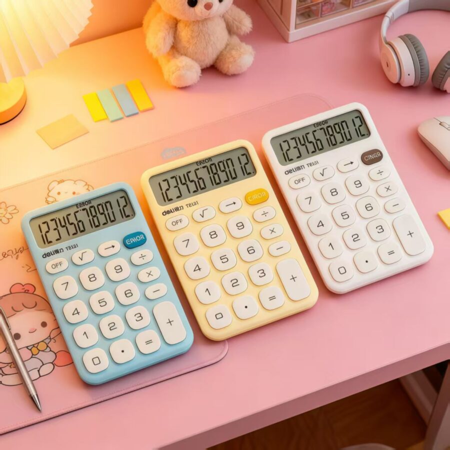 Silent Portable Desktop Calculator for Office Use